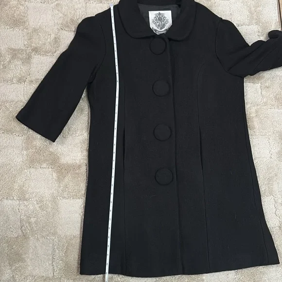 Vintage style black coat - Picture 10 of 11